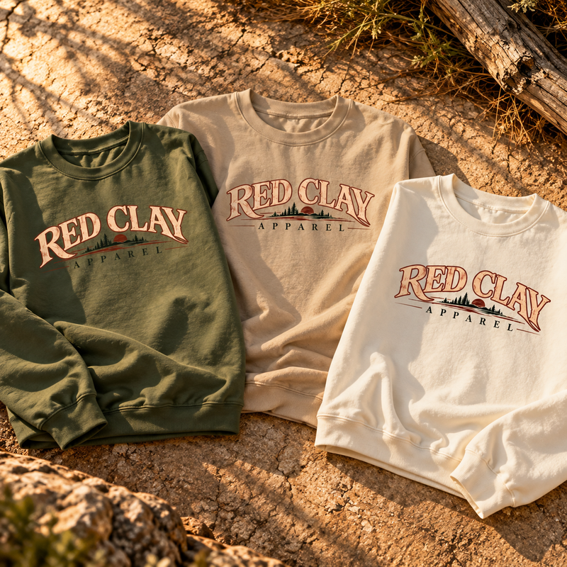 Red Clay Sweatshirt Trifecta